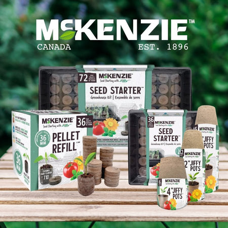 McKenzie Seeds with Jiffy Seed Starting Supplies - Indoor Farmer