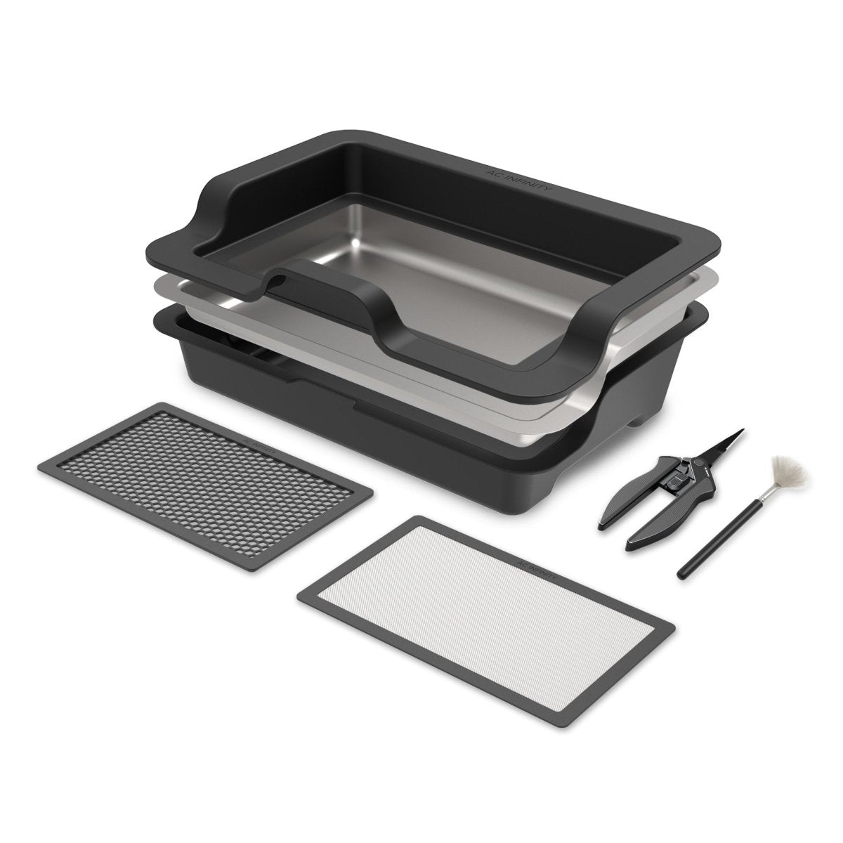 AC Infinity Large Trim Tray System 3-Tray & 2-Screen Kit