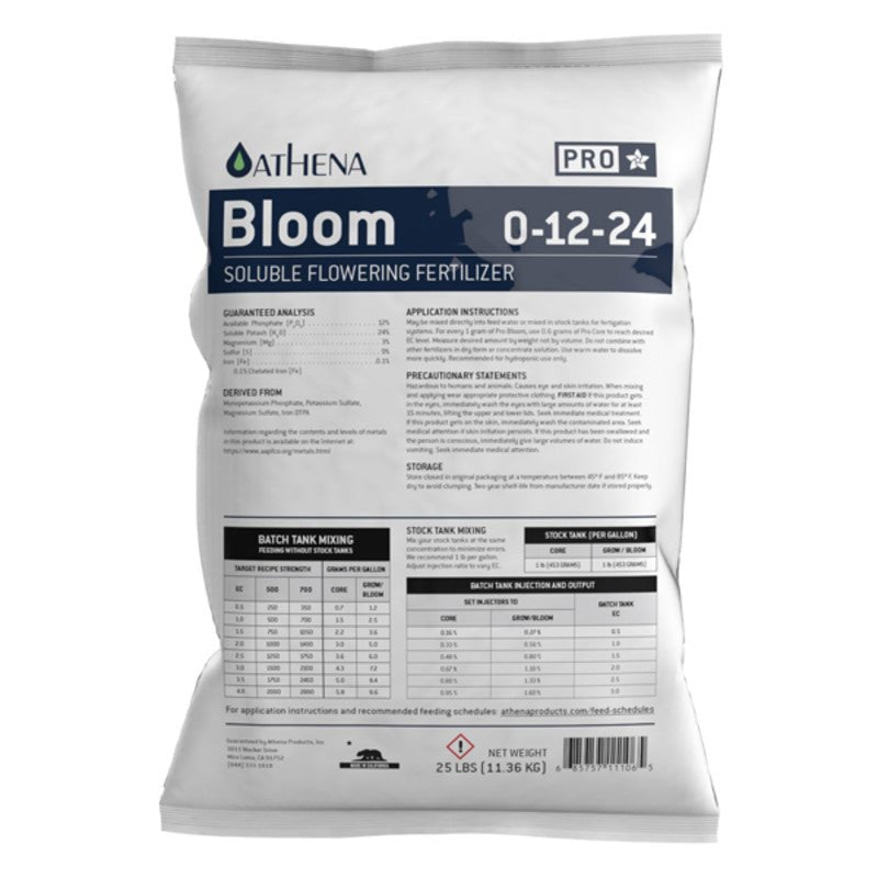 ATHENA PRO Bloom 0-12-24 - Indoor Farmer