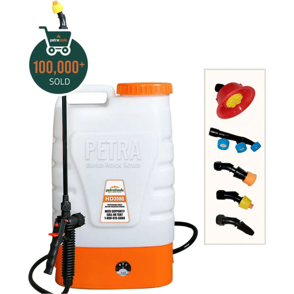 Petratools HD3000 Battery Powered Backpack Sprayer - Indoor Farmer