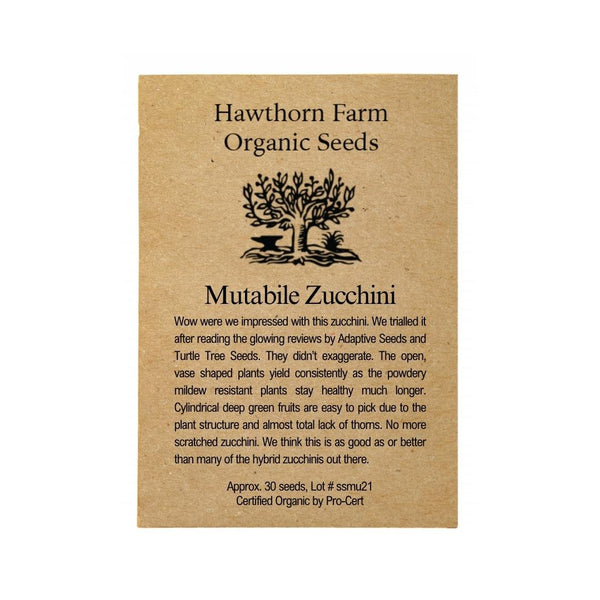 Zucchini - Mutabile Seeds - Indoor Farmer