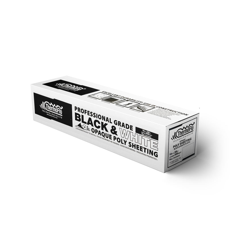 Thermoflo Black and White Poly Sheeting (Panda Film)