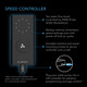AC Infinity UIS Amphibious Pump, 528 GPH (2000 L/H) with 10-Speed Controller
