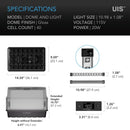 AC Infinity Heavy Duty Small Germination Kit with Height Extension & LED Grow Light Bars - Indoor Farmer