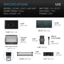 AC Infinity Heavy Duty Small Germination Kit with Height Extension, LED Grow Light Bars, Seedling Heat Mat - Indoor Farmer
