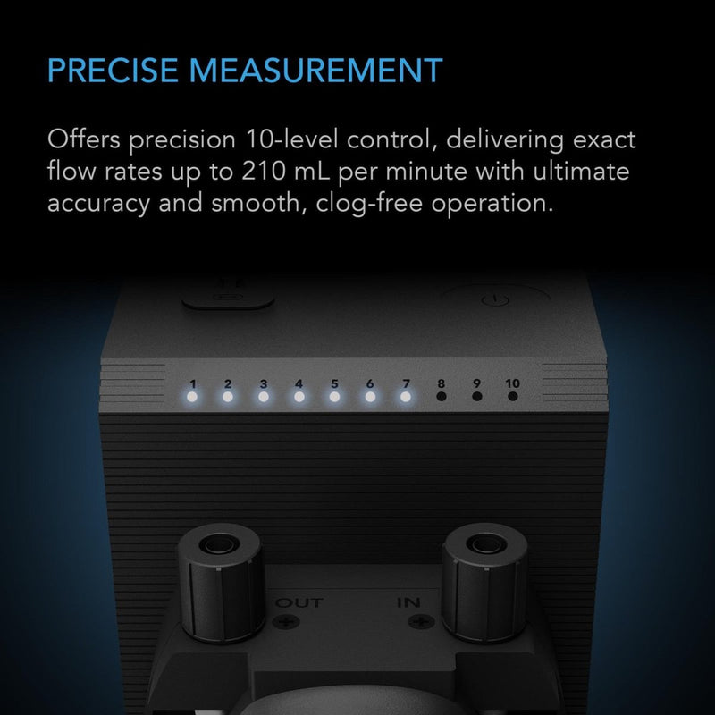 AC Infinity Peristaltic Pump Two - Outlet Dosing Kit for Hydroponics 210 ml/min - Indoor Farmer