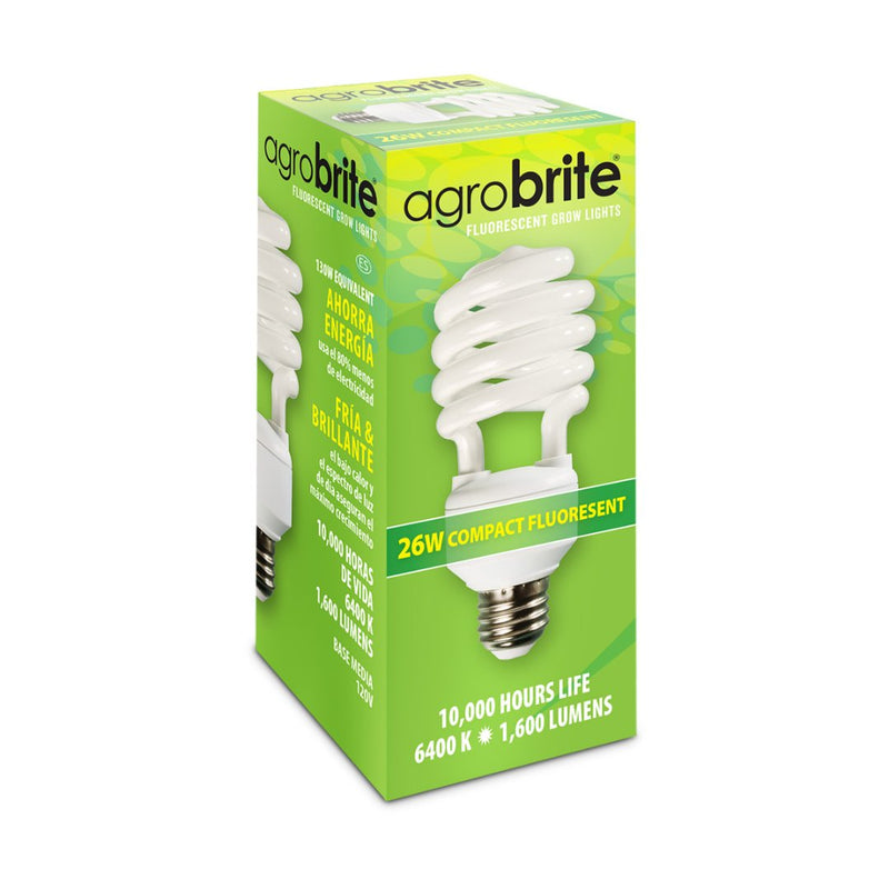 Agrobrite 6400K CFL Bulb 26W (130W equivalent) - Indoor Farmer