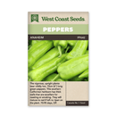 Anaheim Pepper Seeds 0.2g (Approx. 24 seeds) - Indoor Farmer
