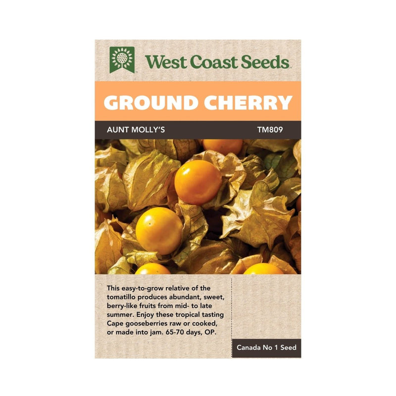 Aunt Molly's Ground Cherry Seeds 0.1g (Approx. 140 Seeds) - Indoor Farmer