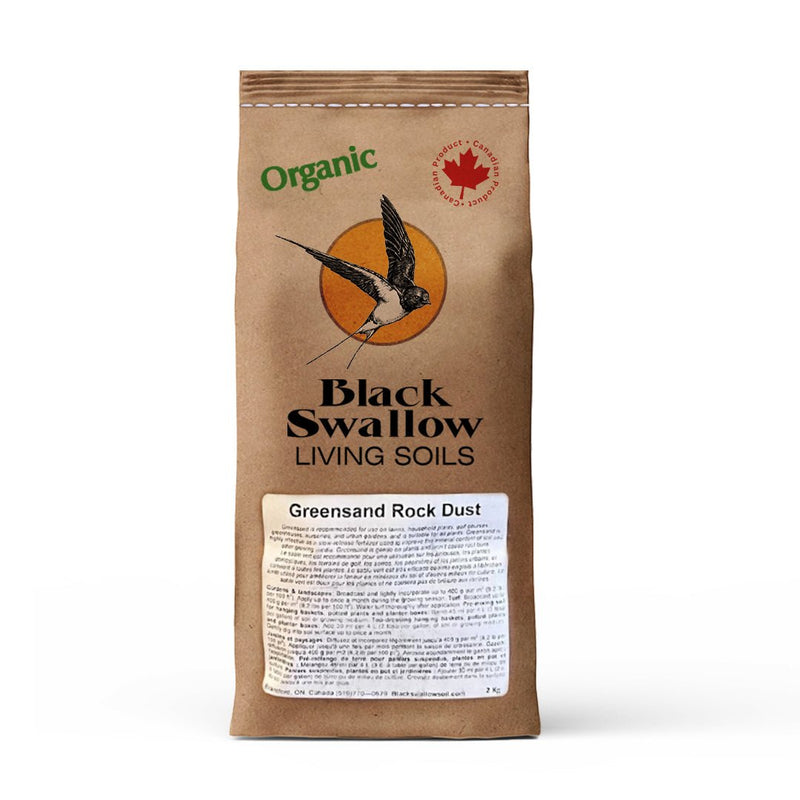 Black Swallow Greensand Rock Dust - Indoor Farmer