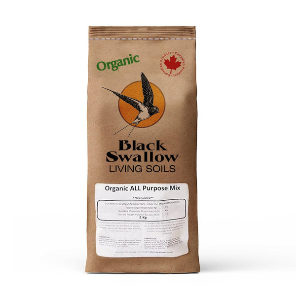 Black Swallow Organic ALL PURPOSE Mix (4 - 4 - 4) 2 kg - Indoor Farmer