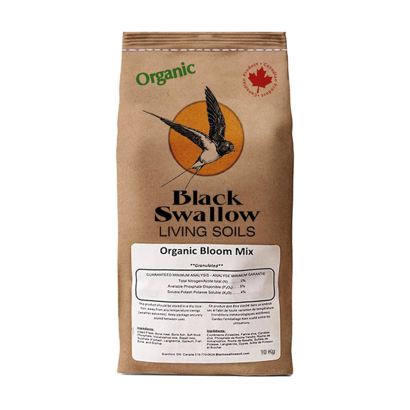 Black Swallow Organic BLOOM Mix (2 - 5 - 4) 10 kg - Indoor Farmer