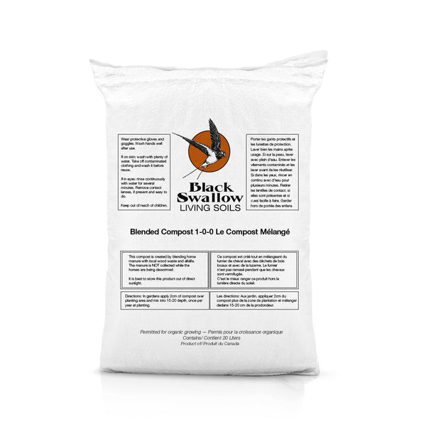 Black Swallow Organic Compost Blend 20 L - Indoor Farmer