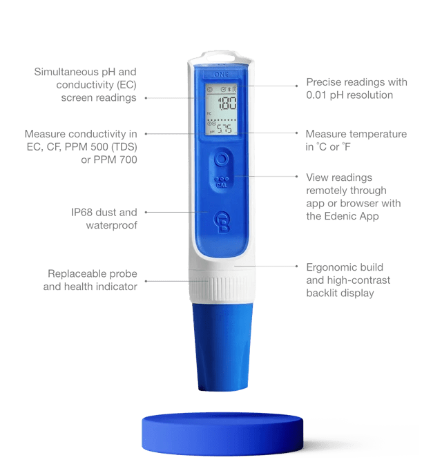 Bluelab OnePen (pH, EC and Temperature) - Indoor Farmer