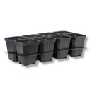 Bootstrap Farmer 5.0" Heavy Duty Seed Starting Pots with Tray Insert Black - Indoor Farmer