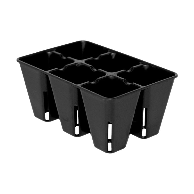 Bootstrap Farmer 6 Cell Plug Tray Inserts Black - Indoor Farmer