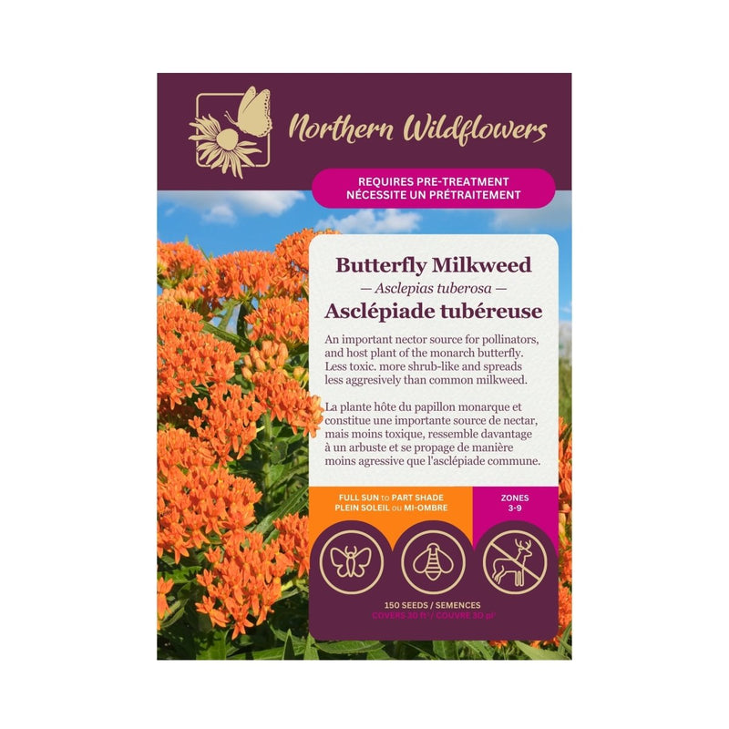 butterfly host plant seeds Butterfly Milkweed Seeds