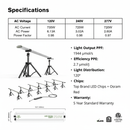 FloraFlex Under Canopy Grow Light 720W, 6 Bars 120V - Indoor Farmer