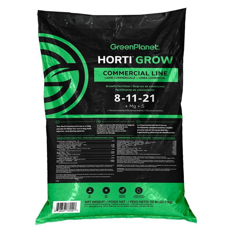 Green Planet Horti Grow (8 - 11 - 21) 50 LB - Indoor Farmer