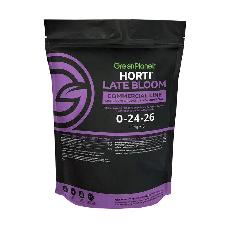 Green Planet Horti Late Bloom (0 - 24 - 26) 5 LB - Indoor Farmer