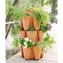 GreenStalk 3 Tier Original Vertical Planter Terracotta - Indoor Farmer