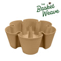 GreenStalk Leaf Planter Single Tier - Basket Weave Texture Maple - Indoor Farmer