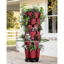 GreenStalk Original & Leaf Inventor's Bundle Rusted Red - Indoor Farmer