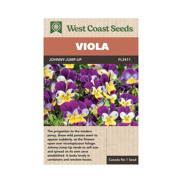 Johnny Jump Up Viola Seeds 0.25g (Approx. 450 seeds) - Indoor Farmer