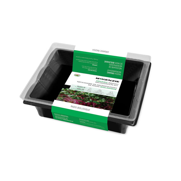 McKenzie Seeds Microgreen Kit - Organic Radish - Indoor Farmer