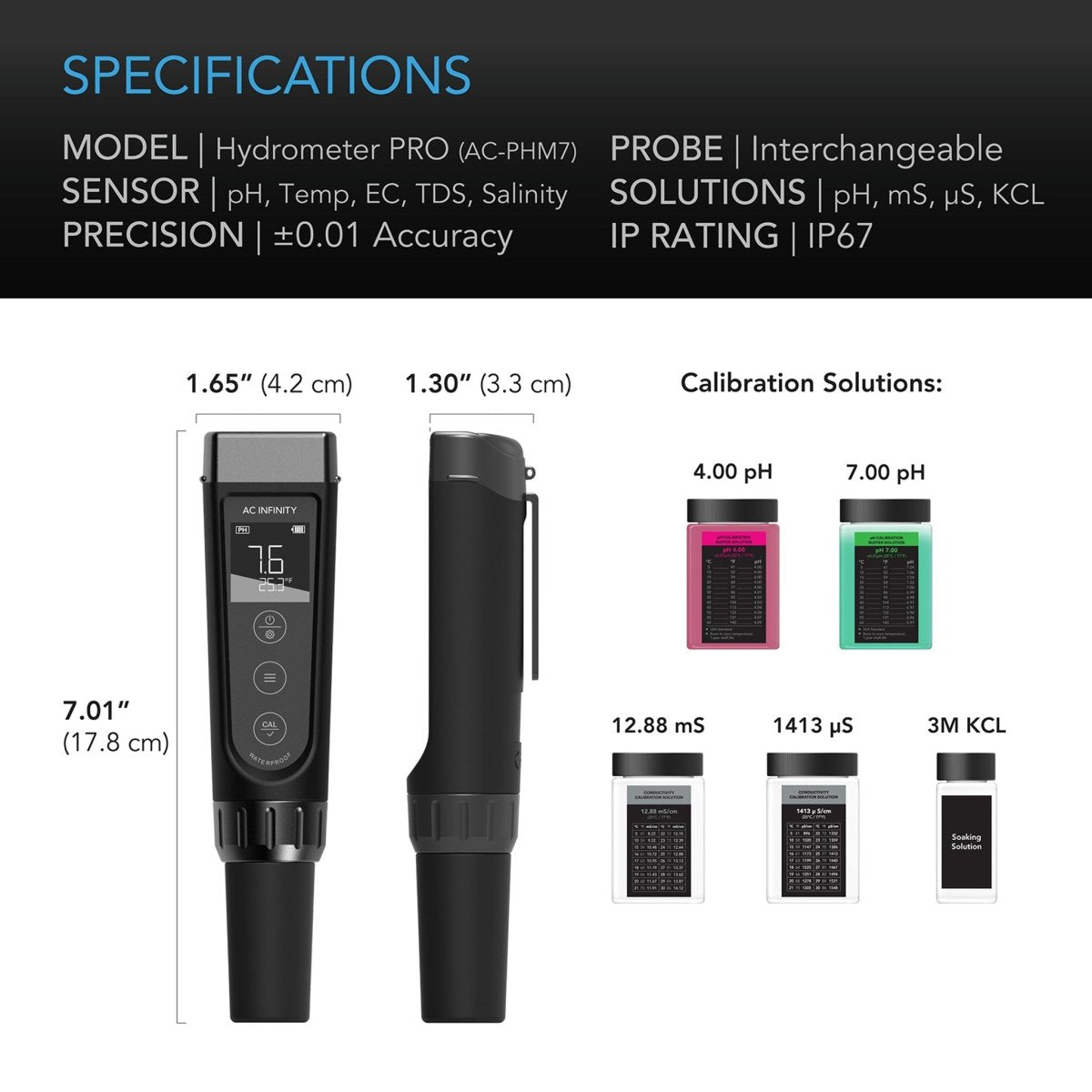AC Infinity All-In-One Hydroponic Meter PRO Kit