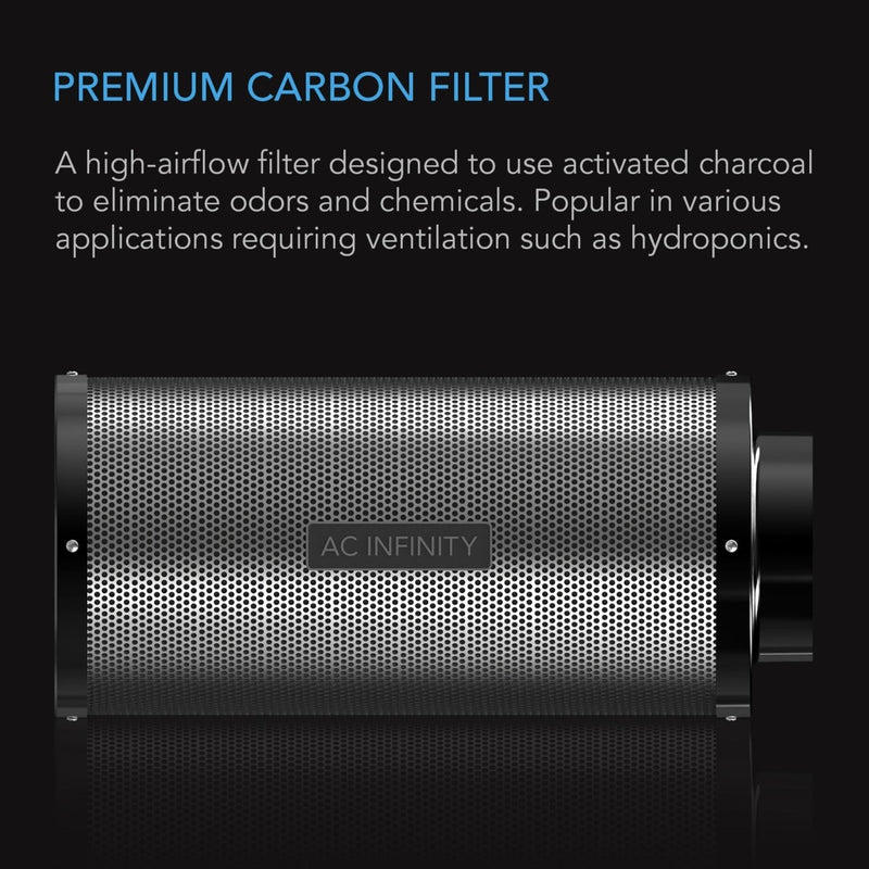 AC Infinity Australian Charcoal Carbon Filter 10 INCH (1249 CFM) - Indoor Farmer
