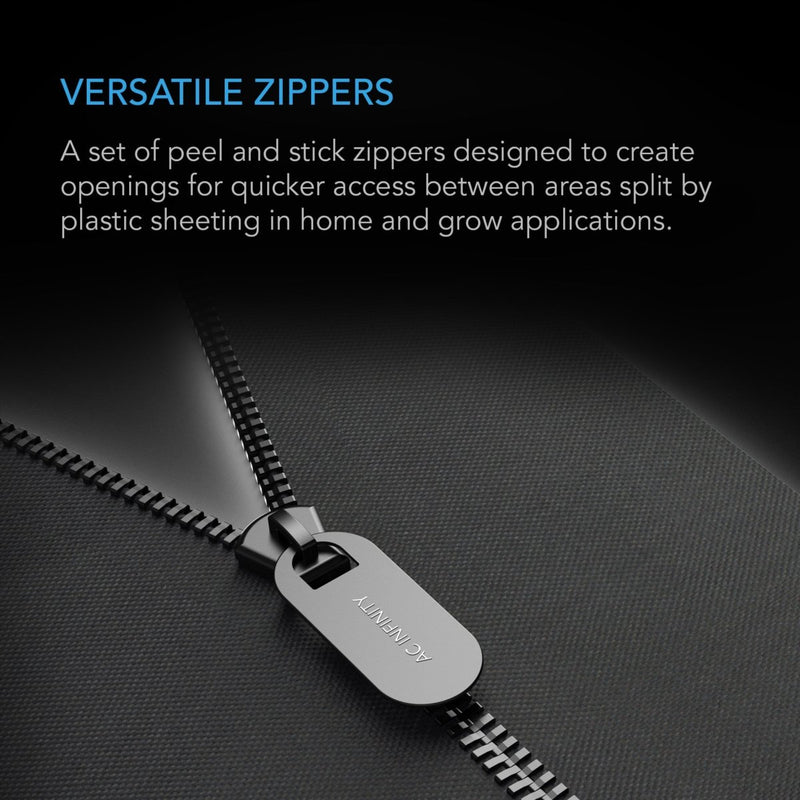 AC Infinity Double Sided Peel &amp; Stick Zipper - Indoor Farmer