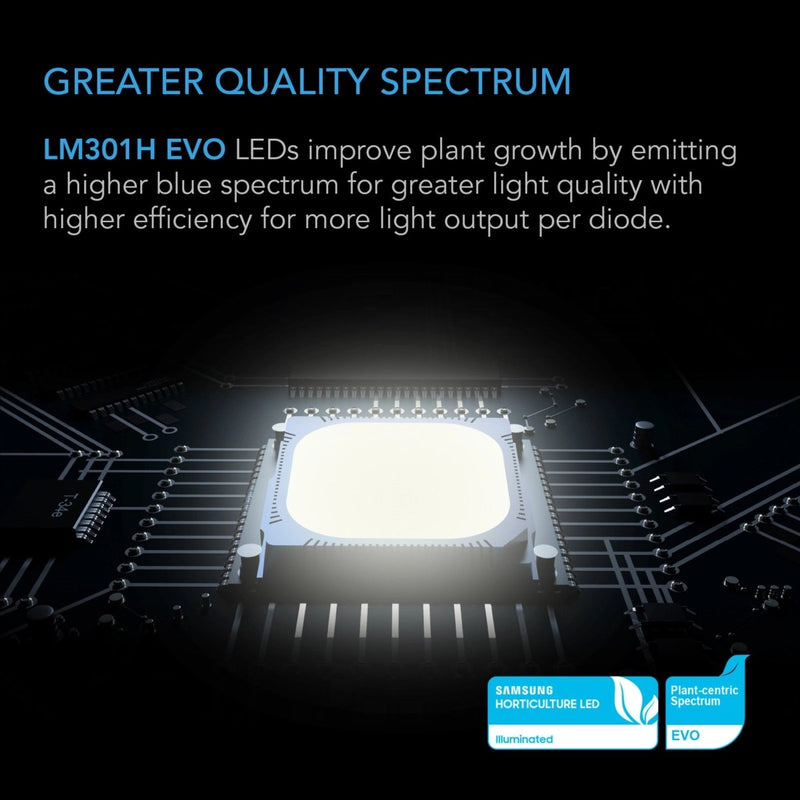 AC Infinity IONFRAME EVO8 Commercial LED Grow Light 730W - 5X5 FT - Indoor Farmer