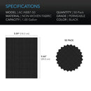 AC Infinity Non - Woven Fabric Nursery Bags (50 Pack) - 1 Gallon - Indoor Farmer