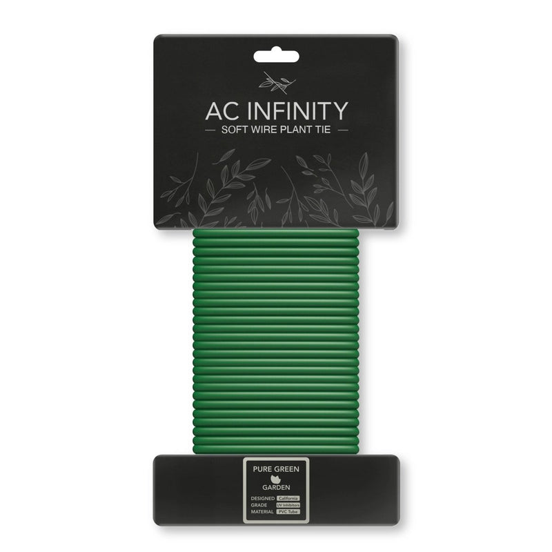 AC Infinity Thick Rubberized Green Soft Plant Ties (Coming Soon) - Indoor Farmer