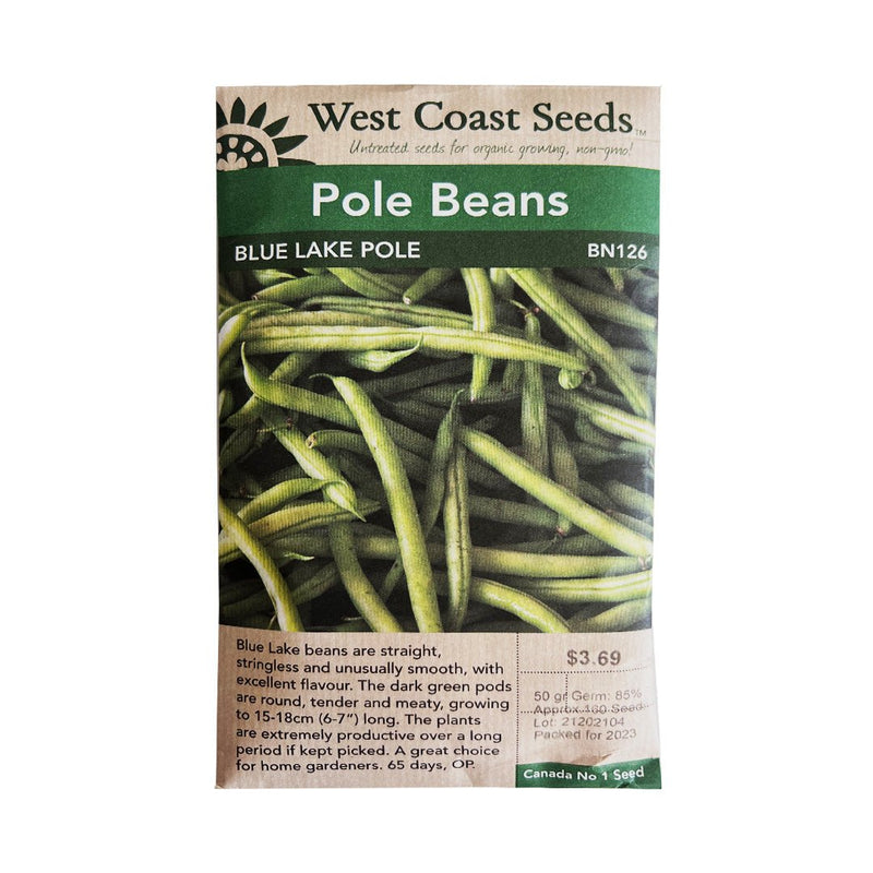 Beans - Blue Lake Pole Bean Seeds 50g (Approx. 175 seeds) - Indoor Farmer