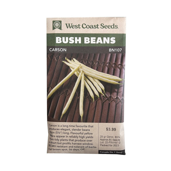 Beans - Carson Bush Bean Seeds - Indoor Farmer