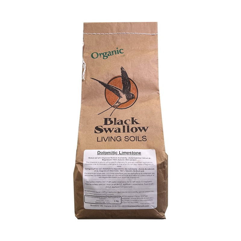 Black Swallow Dolomitic Limestone - Indoor Farmer
