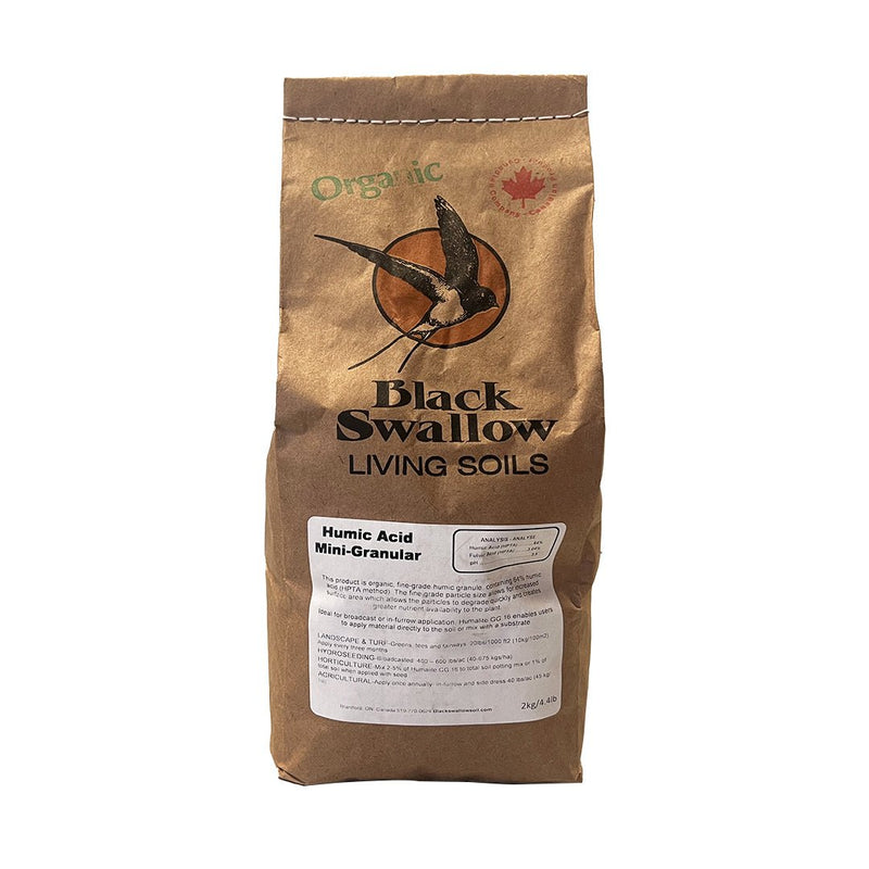 Black Swallow Humic Acid Organic - Fine Granular - Indoor Farmer