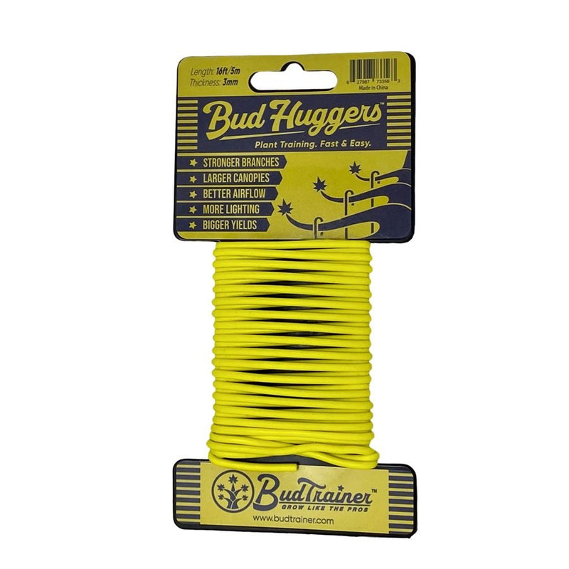 BudTrainer BudHugger Soft Plant Training Ties Yellow (16FT) - Indoor Farmer