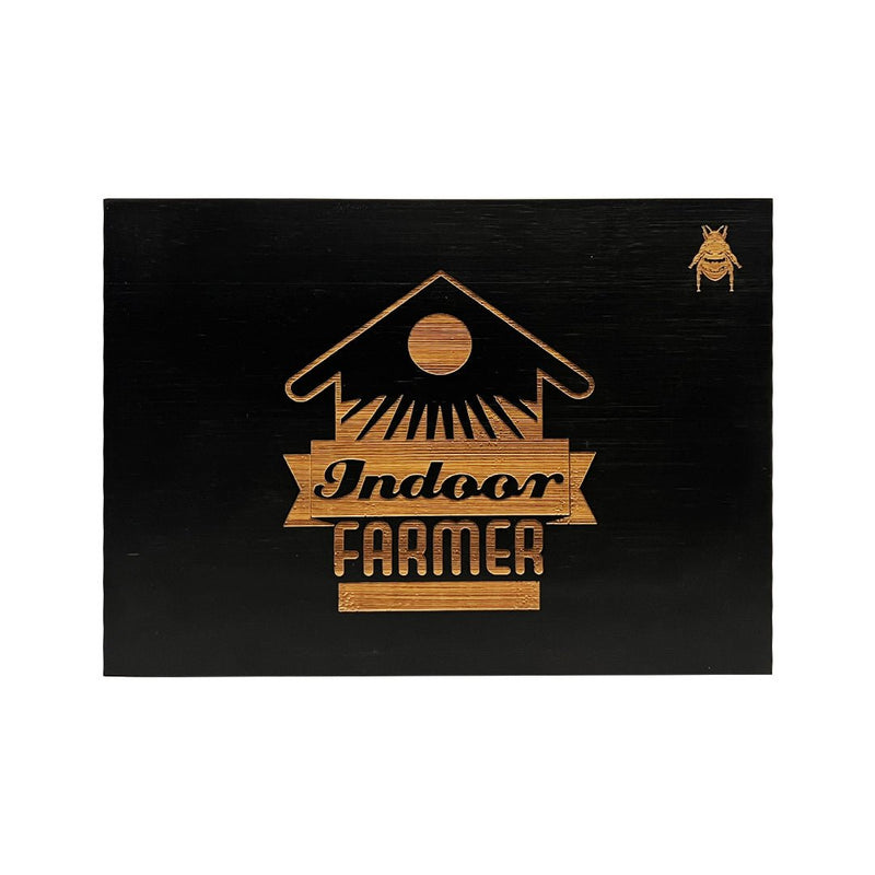 Bzz Box Locking Stash Box with Indoor Farmer Logo - Black - Indoor Farmer