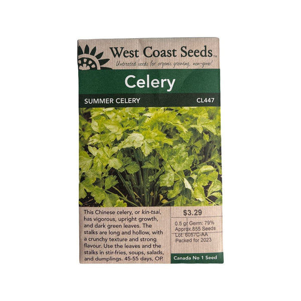 Celery - Summer Kintsai Celery Seeds - Indoor Farmer
