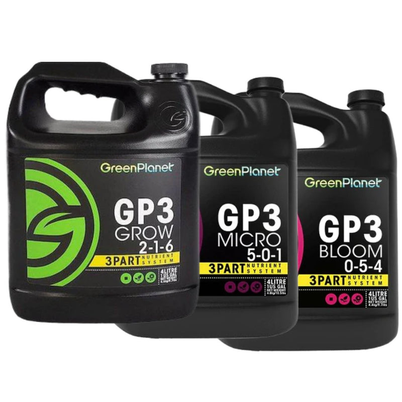 Gp3 Cleaner Green Planet GP3 Base Nutrient Bundle