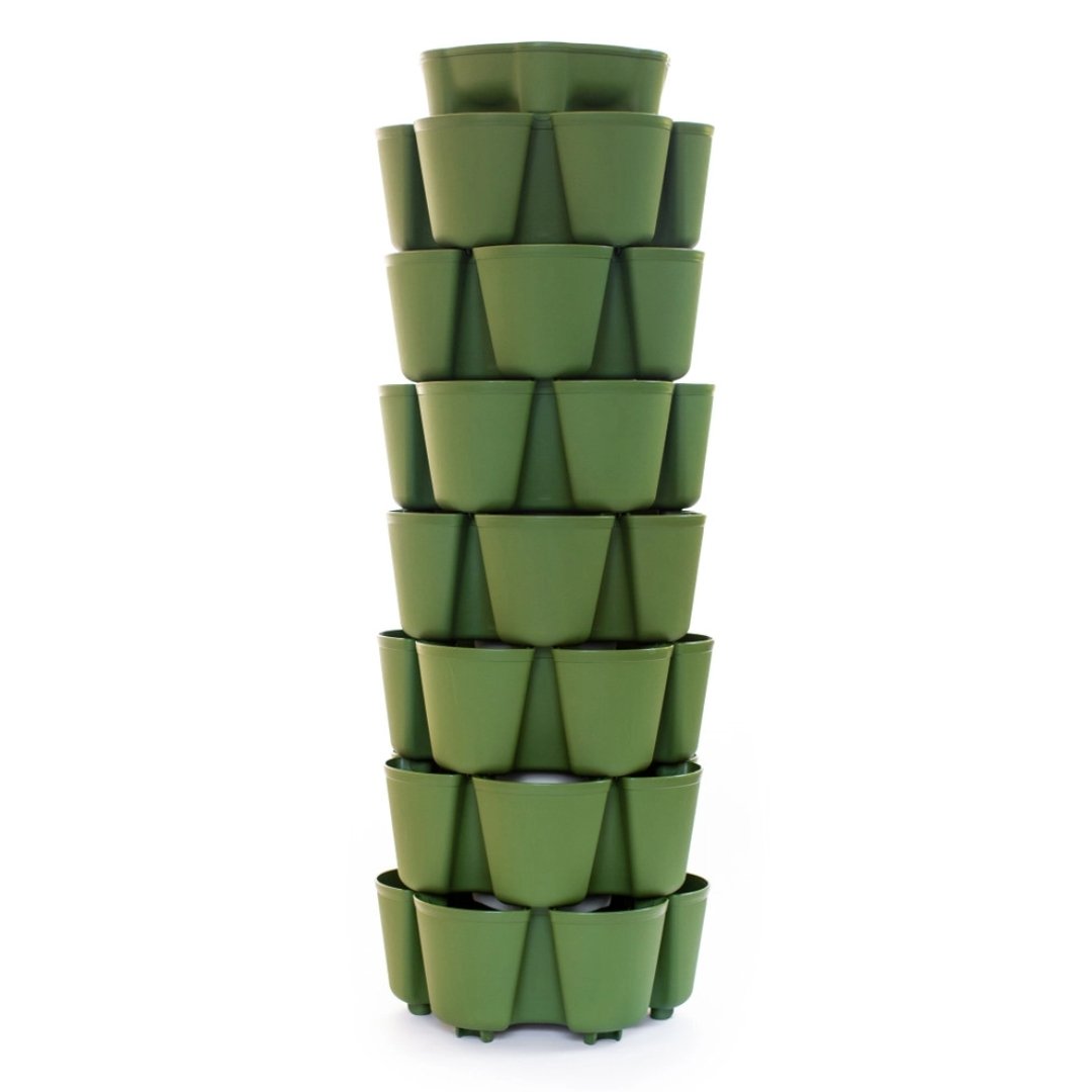 GreenStalk 7 Tier Leaf Vertical Planter - Basic Texture - Indoor Farmer