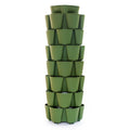 GreenStalk 7 Tier Leaf Vertical Planter - Basic Texture Evergreen - Indoor Farmer