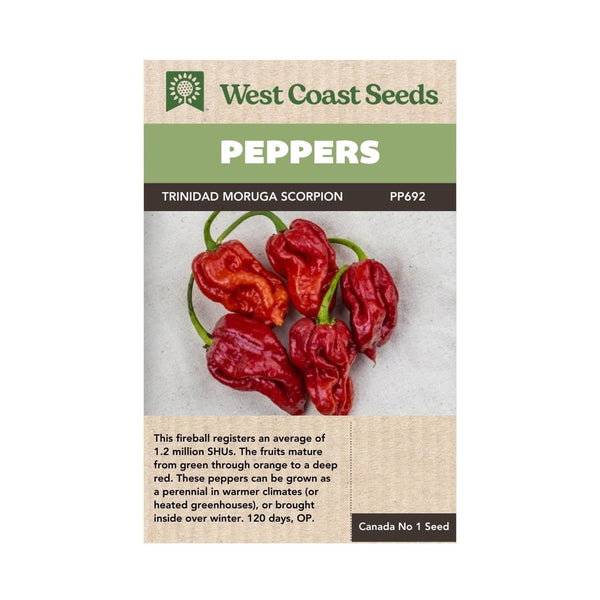 Hot Peppers - Trinidad Moruga Scorpion Seeds - Indoor Farmer