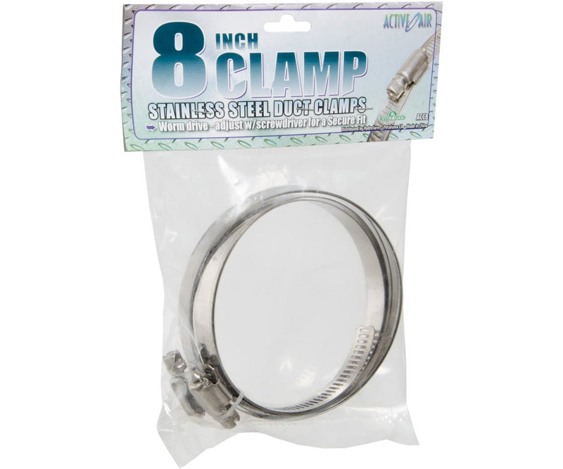 Hydrofarm Stainless Steel Duct Clamps - Indoor Farmer
