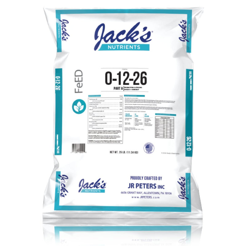 Jack's Nutrients PART A (0-12-26) - Indoor Farmer