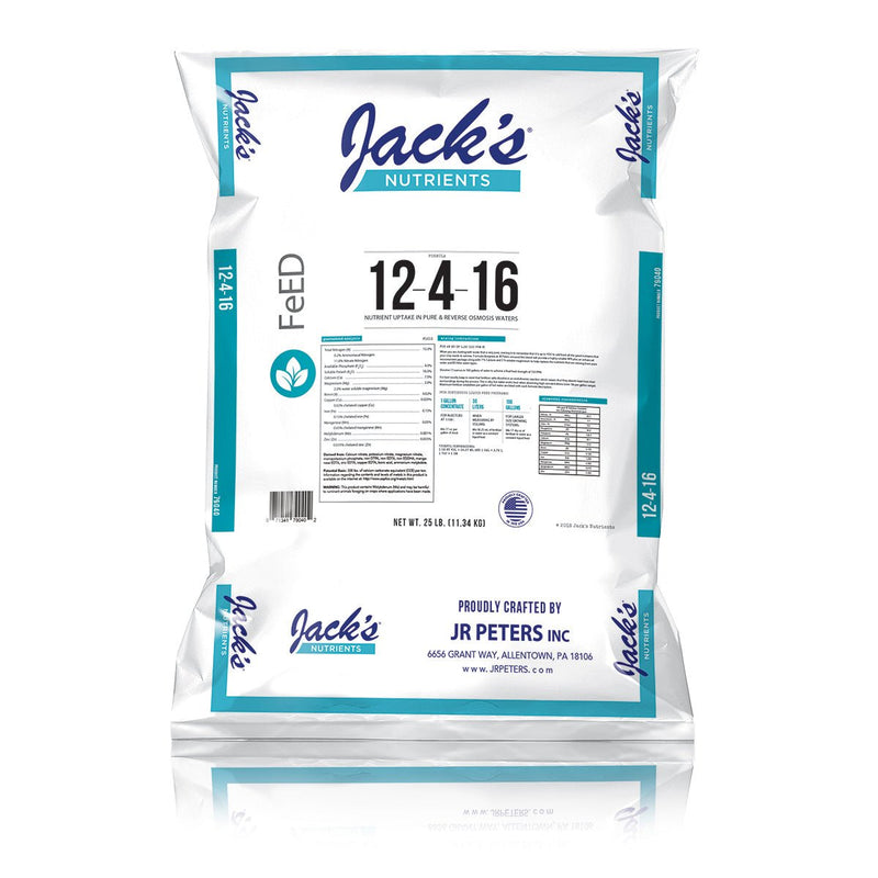 Jack's Nutrients RO Water (12-4-16) - Indoor Farmer