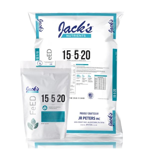 Jack's Nutrients (Tap Water) 15-5-20 - Indoor Farmer